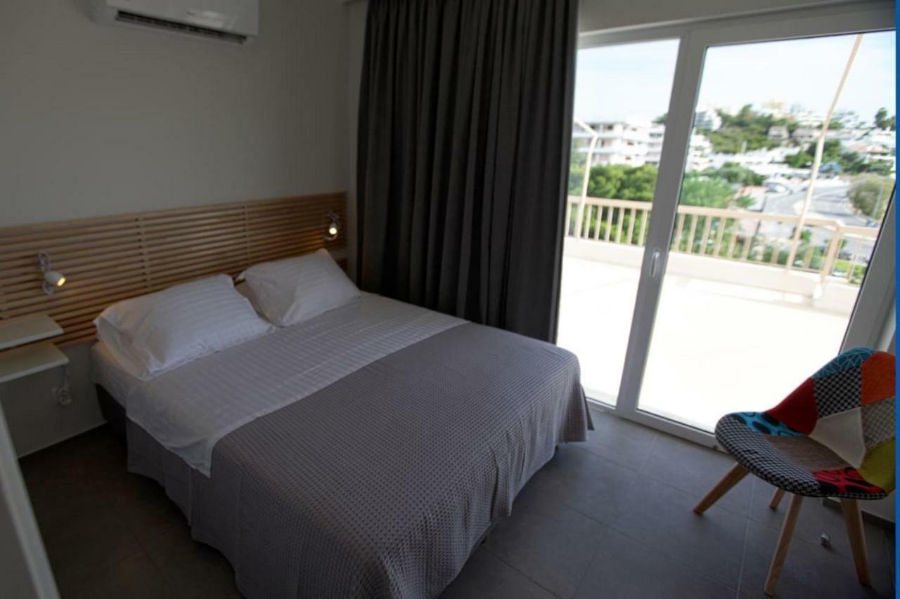 Seaside Renovated Top Floor Apartment Saronida Eksteriør billede
